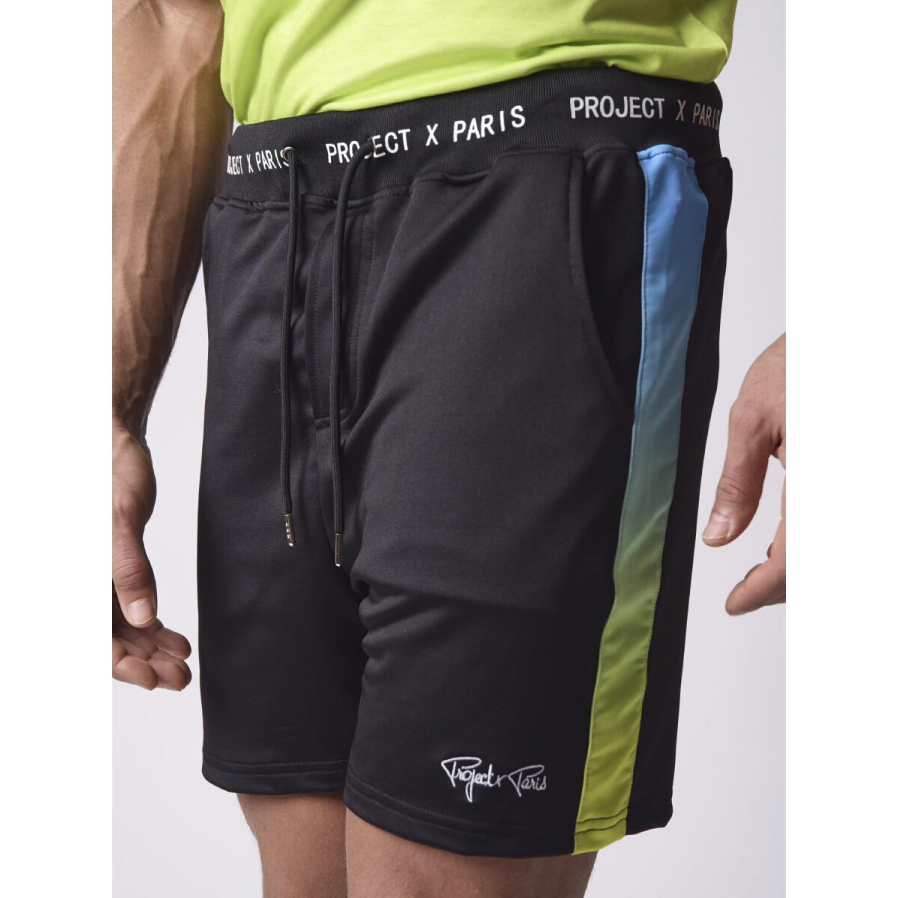 Bedrukte shorts met kleurverloop Project X Paris