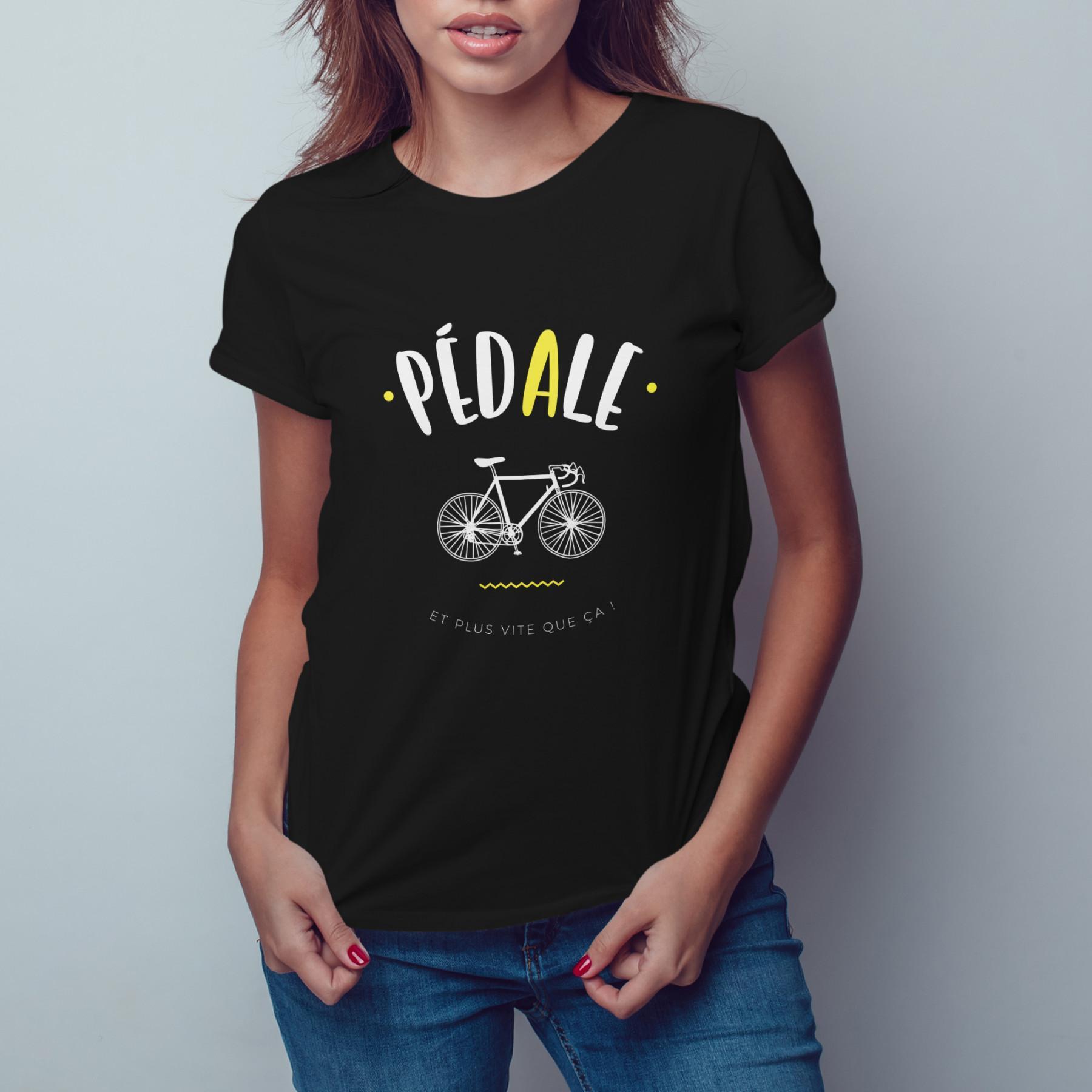 T-shirt vrouw pedaal